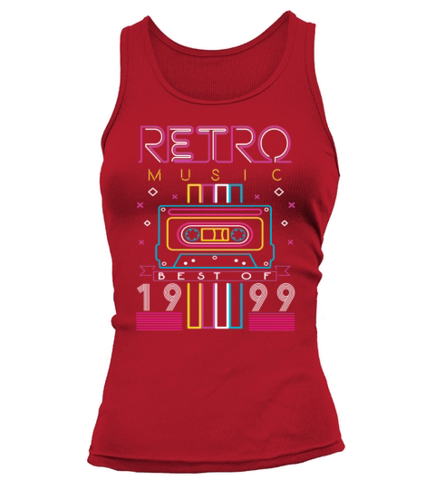 Best Of 1999 Retro Cassette Vintage Birthday Tank top Woman
