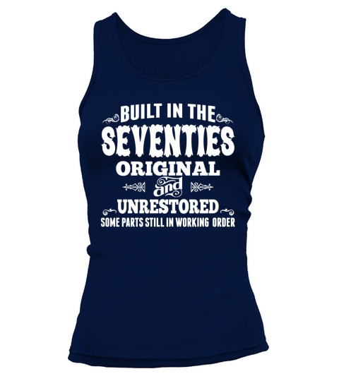 Built In Seventies Some Parts Original Tank top Woman