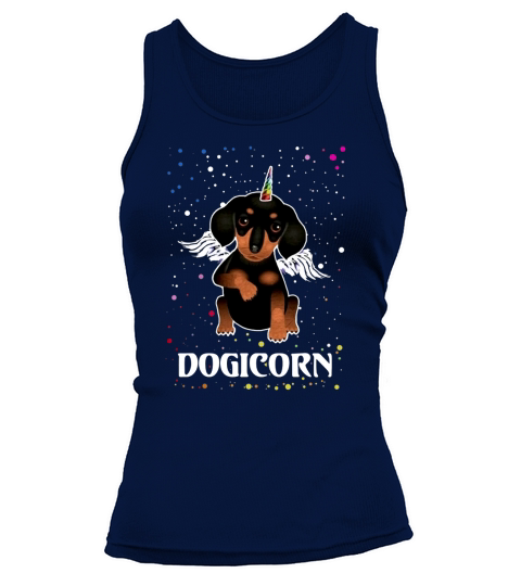 DOGICORN DACHSHUND T SHIRT Tank top Woman