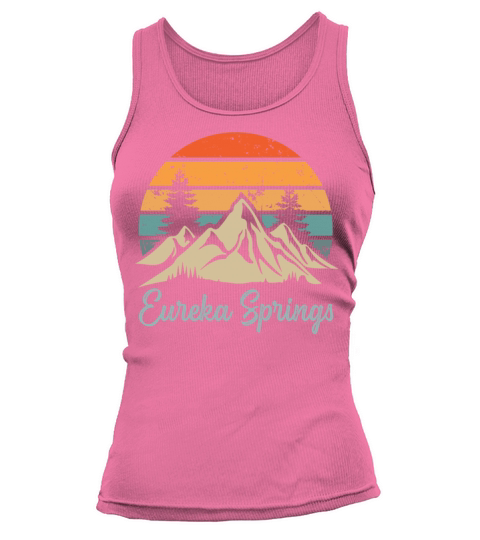 Eureka Springs Retro Vintage Mountain Sunset Outdo Tank top Woman