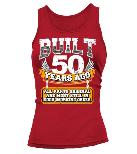 Funny 50th Birthday Shirt Saying Age 50 Year Joke Tank top Woman