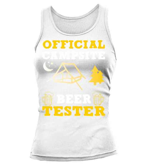 Gift Idea Official Campsite and Beer Tester Tank top Woman