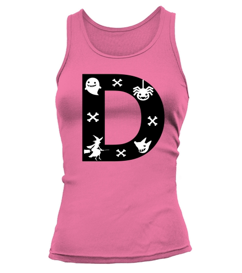Halloween Alphabets Numbers Clipart D Tank top Woman