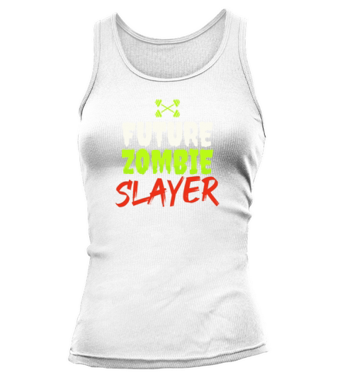 Halloween Weight Lifter Future Zombie Slayer Tank top Woman