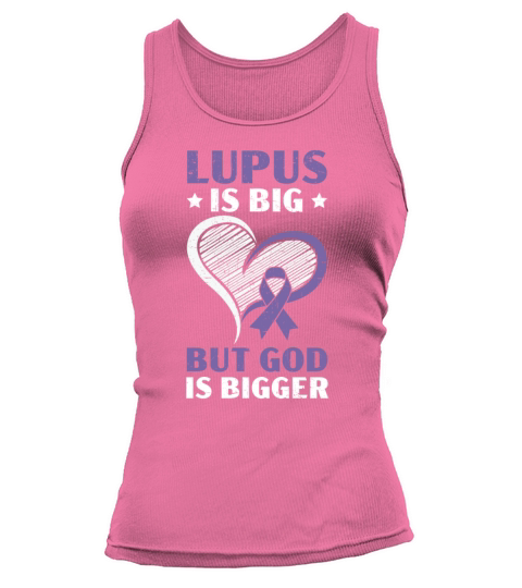 Lupus Awareness Purple Ribbon Autoimmune Disease Tank top Woman