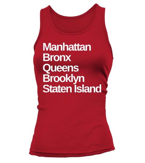 New York 5 Boroughs T-Shirt Tank top Woman