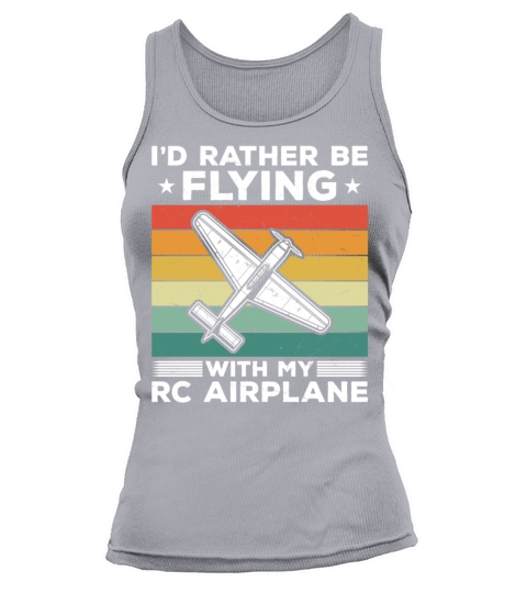 Retro RC Aircraft Pilot Men Boys RC Airplane Tank top Woman