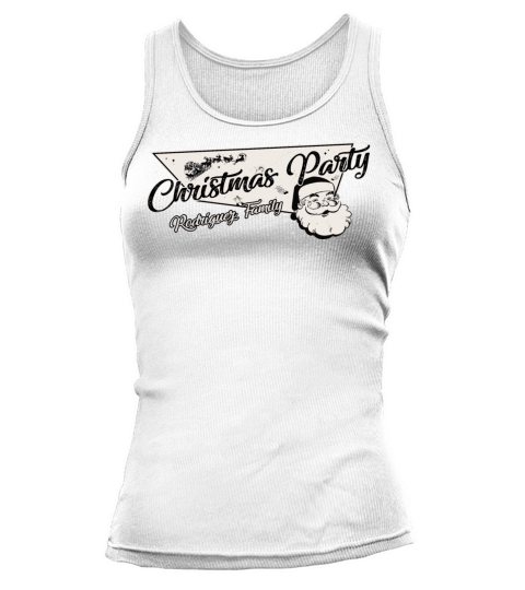 Rodriguez Family Ready for Christmas Party Tank top Woman