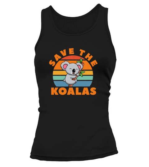 Save The Koalas Retro Vintage Tank top Woman