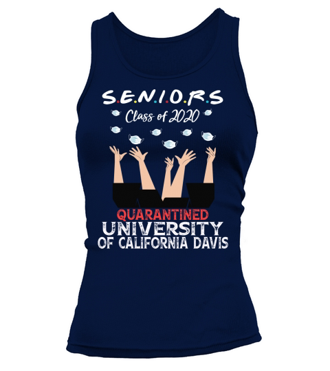 Senior Class Of 2020 Graduation Social Distancing University Of California Davis 2020 Tank top Woman
