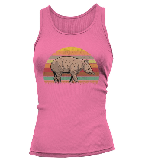 Tapir Retro Flatland Vintage Tank top Woman