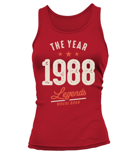 The Year 1988 - 34th Birthday Vintage Classic Tank top Woman