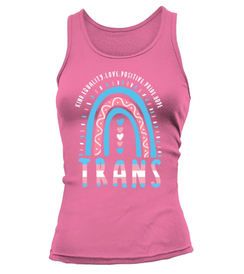 Transgender Quote Trans Boho Rainbow Tank top Woman