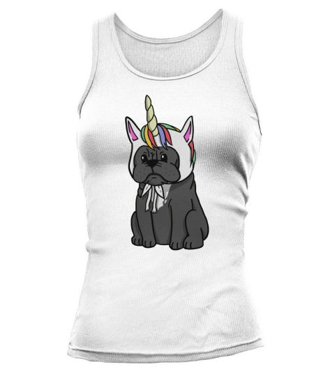 Unicorn French Bulldog Tank top Woman
