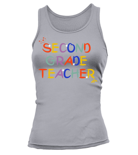 Vintage 2nd Second Grade Teacher Back To School Tank top Woman