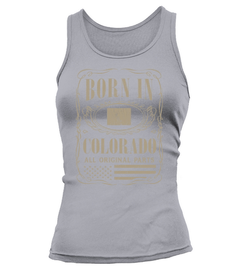 Vintage America US States Born Colorado Tank top Woman