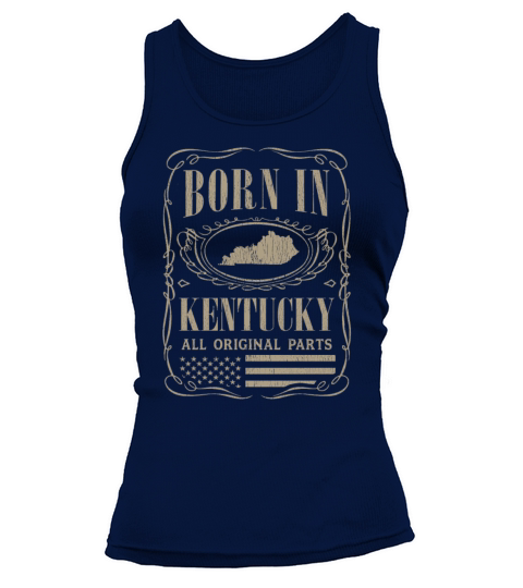 Vintage America US States Born Kentucky Tank top Woman