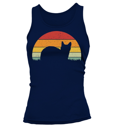 Vintage Retro Cat Vintage Cat Tank top Woman