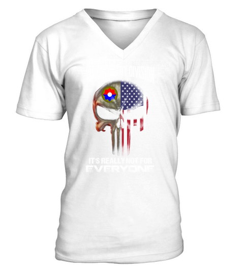 9th infantry division V-Neck T-shirt