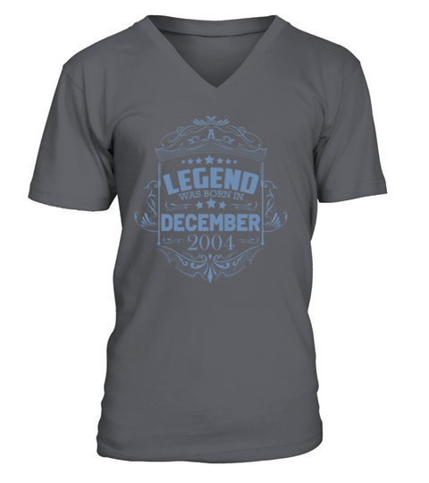 A legend was born in December 2004 V-Neck T-shirt