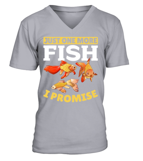 Aquarium Humor Fish Men Women Fishkeeper V-Neck T-shirt