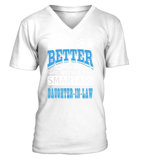 Daughter-in-law - Custom V-Neck T-shirt