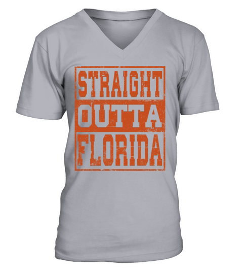 Florida Straight outta Florida Vintage V-Neck T-shirt