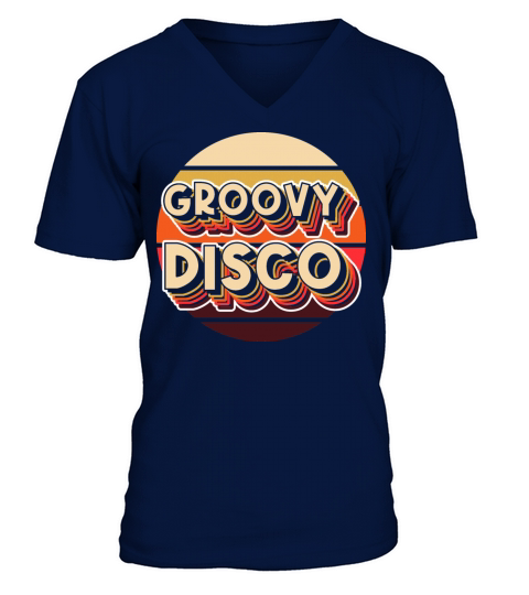 Groovy disco Dancer Gift V-Neck T-shirt
