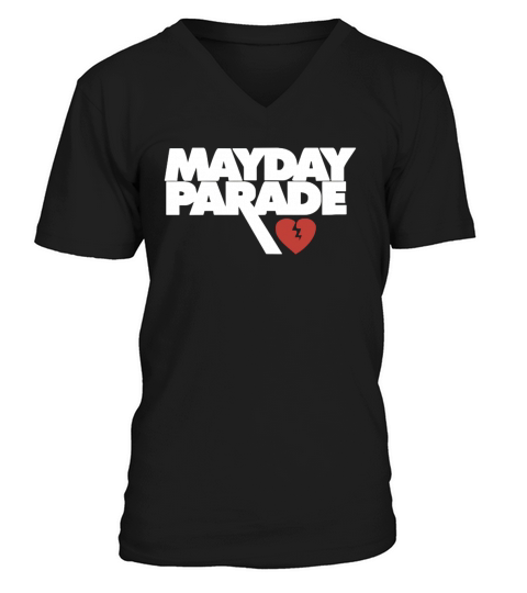 Mayday Parade Heart Logo T-Shirt V-Neck T-shirt