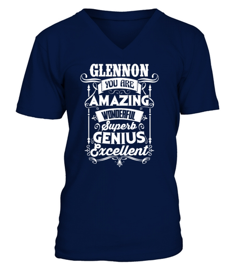 Proud To Be GLENNON Tshirt V-Neck T-shirt