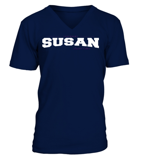 Susan Name Limited Edition Funny Retro Vintage 80s V-Neck T-shirt