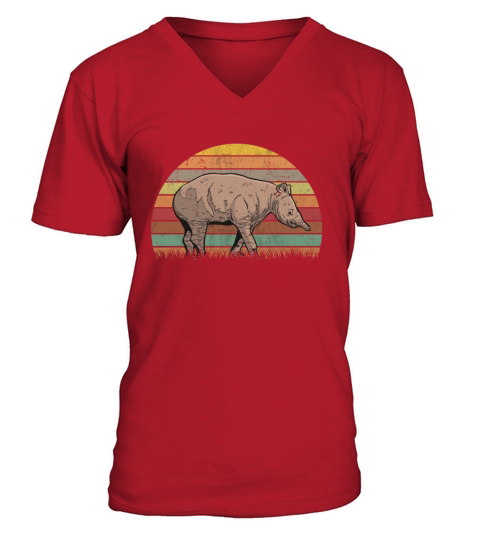 Tapir Retro Flatland Vintage V-Neck T-shirt