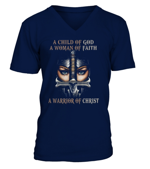 WARRIOR OF CHRIST V-Neck T-shirt
