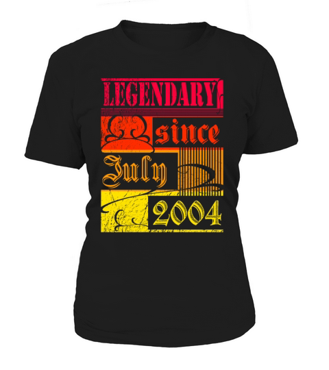 18th birthday Legendary since July 2004 vintage Women's T-Shirt