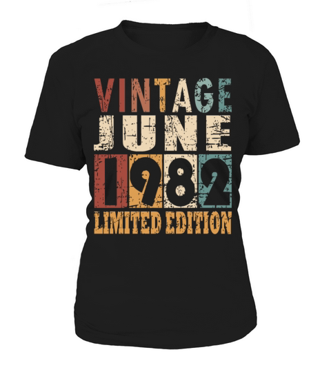 1982 vintage born in June gift Women's T-Shirt