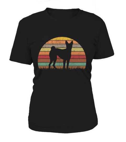 Basenji Retro Congo Terrier Vintage Women's T-Shirt