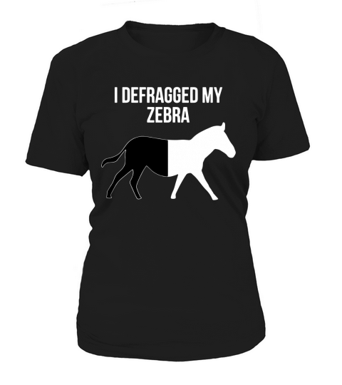 Defragged Zebra gift for Nerds - Mens Premium T-Shirt 1 Women's T-Shirt