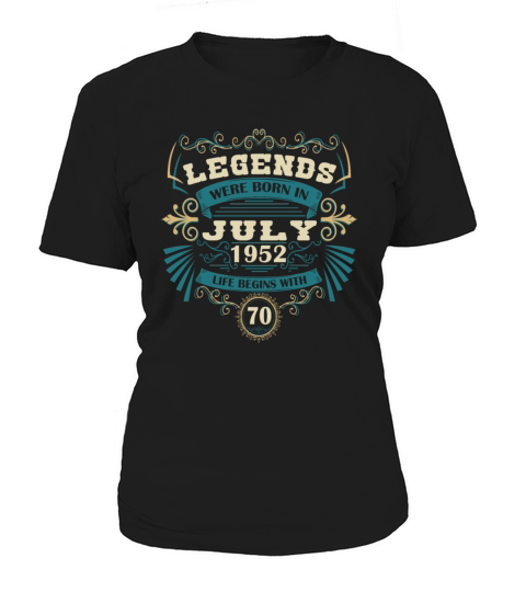 Funny Sayings for 50th Birthday July 1952 Vintage Women's T-Shirt