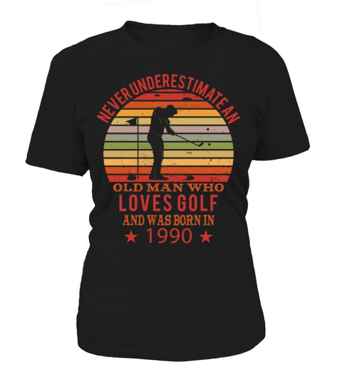 Golfing Golfplayers Vintage 1990 Birthday Women's T-Shirt