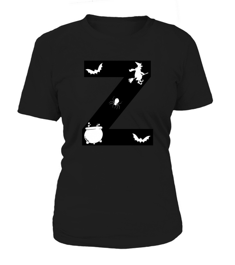 Halloween Alphabets Numbers Clipart Z Women's T-Shirt