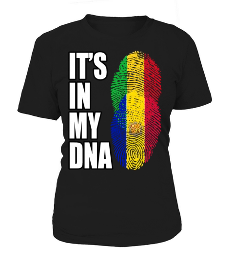 Malian And Andorran Mix Heritage DNA Flag Women's T-Shirt