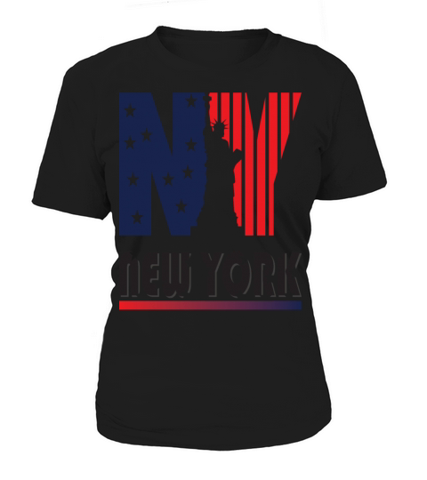 NEW YORK GIFT IDEA COOL DESIGN AMERICAN FLAG Women's T-Shirt