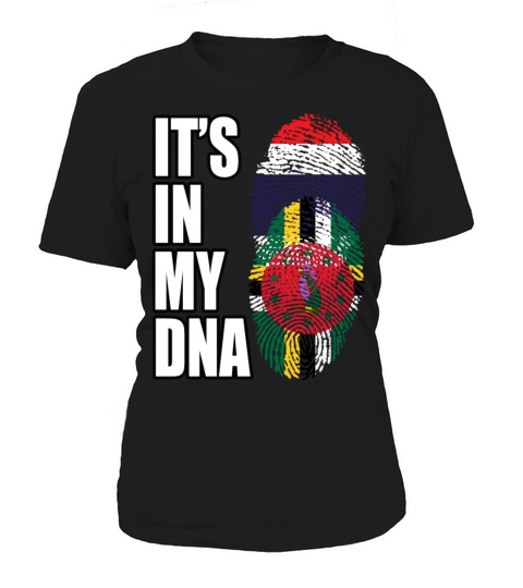 Thai And Dominica Vintage Heritage DNA Flag Women's T-Shirt