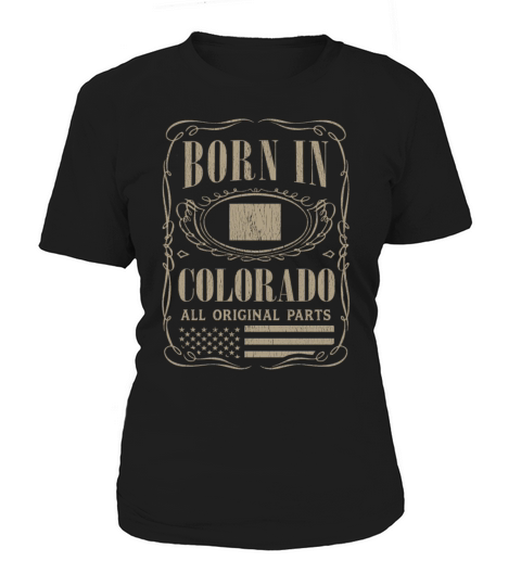 Vintage America US States Born Colorado Women's T-Shirt