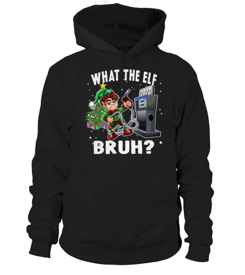 Elf Pumping Gas for Christmas 2022 Funny Hoodie Unisex