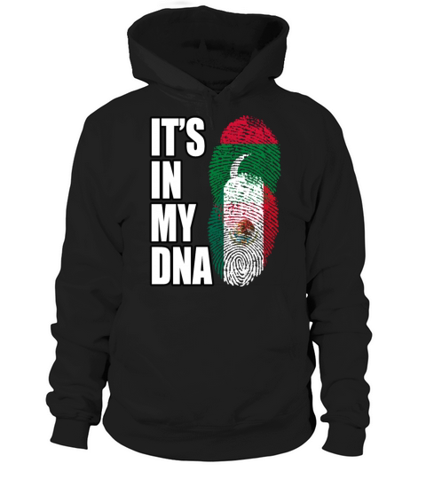Maldivian And Mexican Mix Heritage DNA Flag Hoodie Unisex