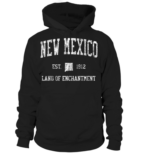 New Mexico Vintage Sports Design Hoodie Unisex