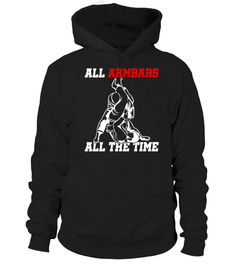 Vintage Jiu Jitsu All Armbars All the Time Grappl Hoodie Unisex