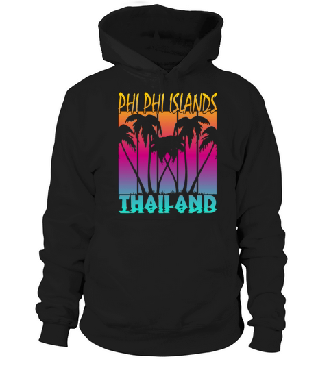 vintage phi phi islands thailand Hoodie Unisex
