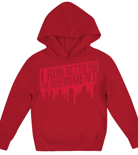 run better than government Kids Hoodie
